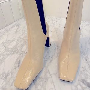 ZARA Patent Leather Boots